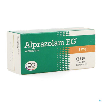 Alprazolam eg comp 60x1,00mg