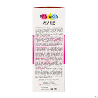 Pediakid nez-gorge sol buv fl 125ml