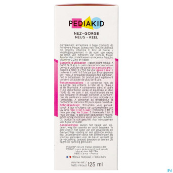 Pediakid nez-gorge sol buv fl 125ml
