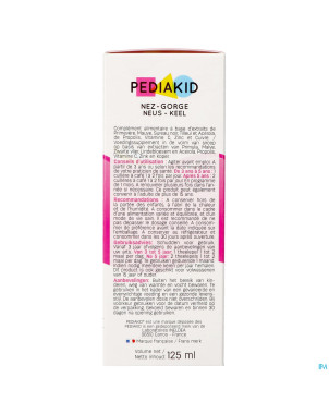 Pediakid nez-gorge sol buv fl 125ml