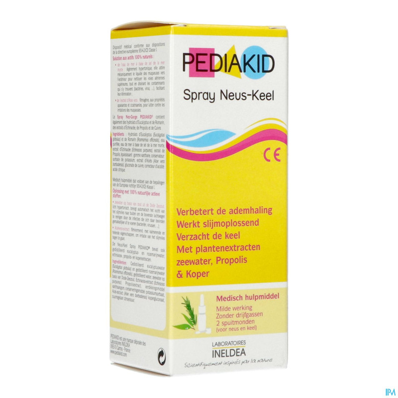 Pediakid spray nez-gorge fl 20ml