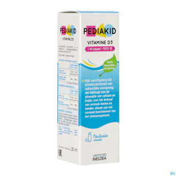 Pediakid vitamine d3 sol buv fl 20ml
