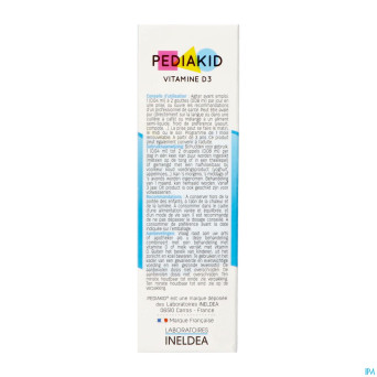 Pediakid vitamine d3 sol buv fl 20ml