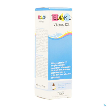Pediakid vitamine d3 sol buv fl 20ml