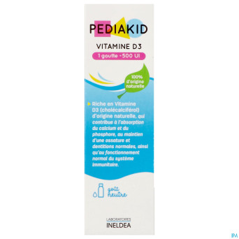 Pediakid vitamine d3 sol buv fl 20ml