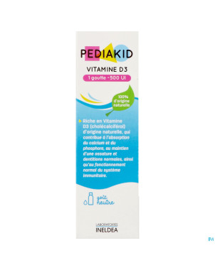 Pediakid vitamine d3 sol buv fl 20ml