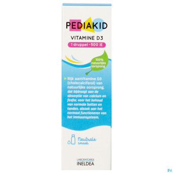 Pediakid vitamine d3 sol buv fl 20ml