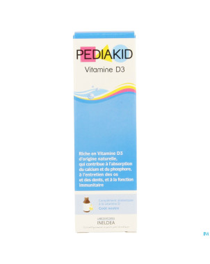 Pediakid vitamine d3 sol buv fl 20ml