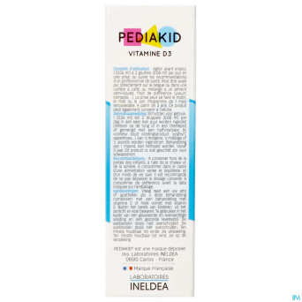 Pediakid vitamine d3 sol buv fl 20ml