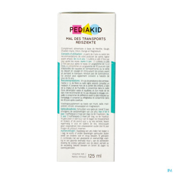 Pediakid mal des transports sol buv fl 125ml