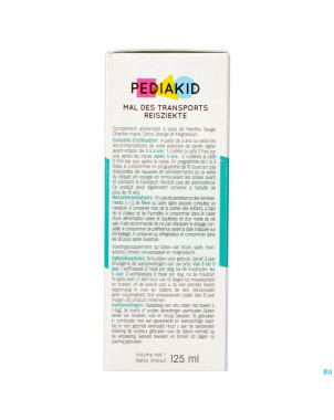 Pediakid mal des transports sol buv fl 125ml