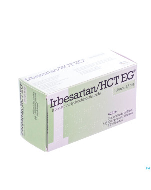 Irbesartan hct eg 150 mg/12,5 mg comp pell 98
