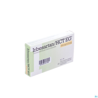 Irbesartan hct eg 300 mg/12,5 mg comp pell 28