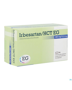 Irbesartan hct eg 300 mg/12,5 mg comp pell 98