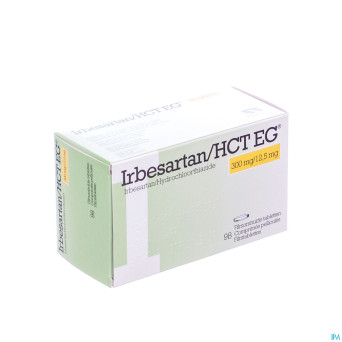 Irbesartan hct eg 300 mg/12,5 mg comp pell 98