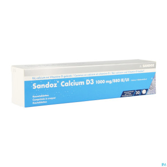 Sandoz calcium d3 comp a macher 30x1000 mg/880ie