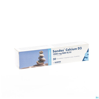 Sandoz calcium d3 comp a macher 30x1000 mg/880ie