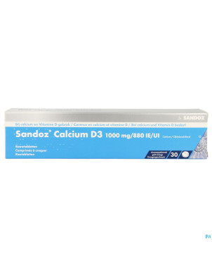 Sandoz calcium d3 comp a macher 30x1000 mg/880ie