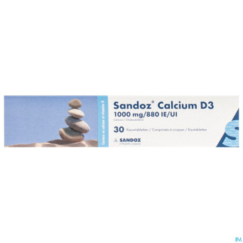 Sandoz calcium d3 comp a macher 30x1000 mg/880ie