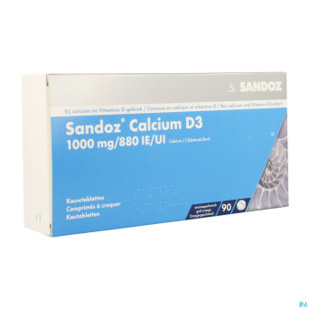 Sandoz calcium d3 comp a macher 90x1000 mg/880ie
