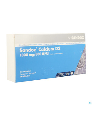 Sandoz calcium d3 comp a macher 90x1000 mg/880ie