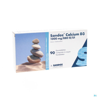 Sandoz calcium d3 comp a macher 90x1000 mg/880ie