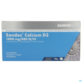 Sandoz calcium d3 comp a macher 90x1000 mg/880ie