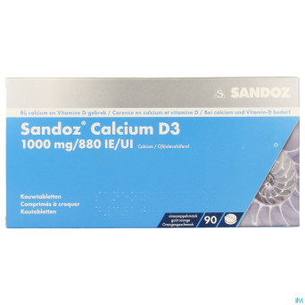 Sandoz calcium d3 comp a macher 90x1000 mg/880ie