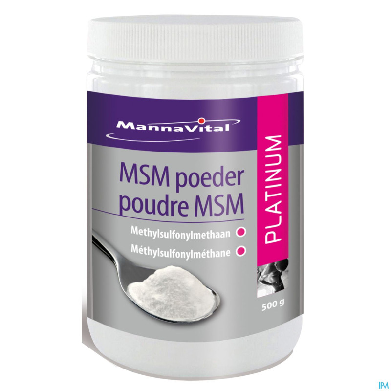 Msm poudre platinum 500 gr