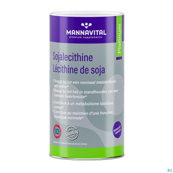 Mannavital soja lecithine platinum gran 500 gr