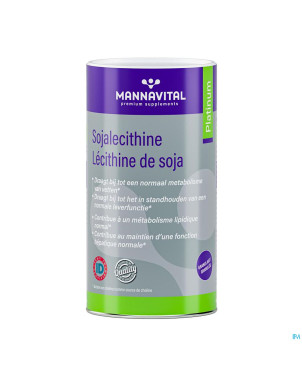 Mannavital soja lecithine platinum gran 500 gr