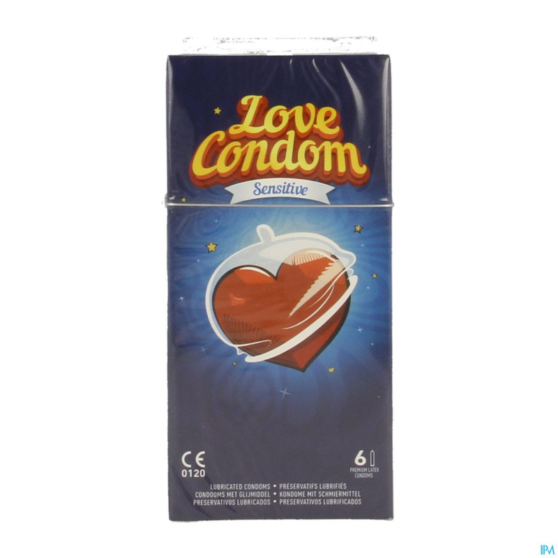 Love condom sensitive preservatif lubrifies 6