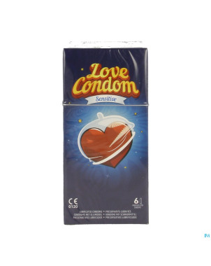 Love condom sensitive preservatif lubrifies 6