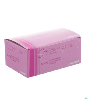Saphirena 0,075 mg sandoz comp enrobe 13 x  28