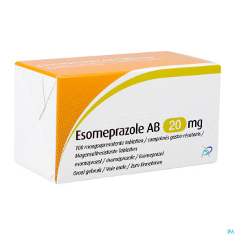 Esomeprazole 20mg ab    comp gastro resist 100
