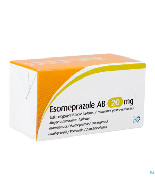 Esomeprazole 20mg ab    comp gastro resist 100