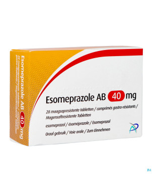 Esomeprazole ab 40mg    comp gastro resist  28