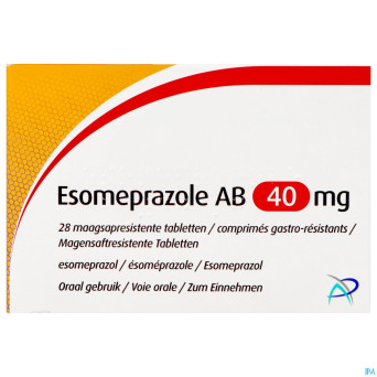 Esomeprazole ab 40mg    comp gastro resist  28