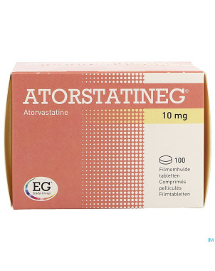Atorvastatine eurogenerics 10mg comp pell 100