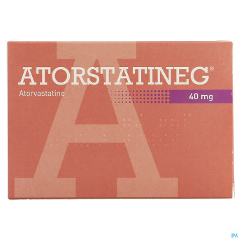 Atorstatineg 40 mg comp pell 100