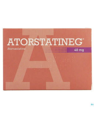 Atorstatineg 40 mg comp pell 100