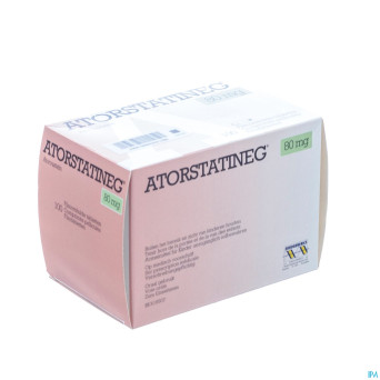 Atorstatineg 80 mg comp pell 100