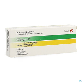 Cipramil impexeco comp pell  28 x 20 mg pip
