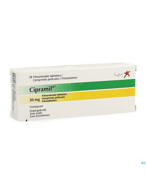 Cipramil impexeco comp pell  28 x 20 mg pip
