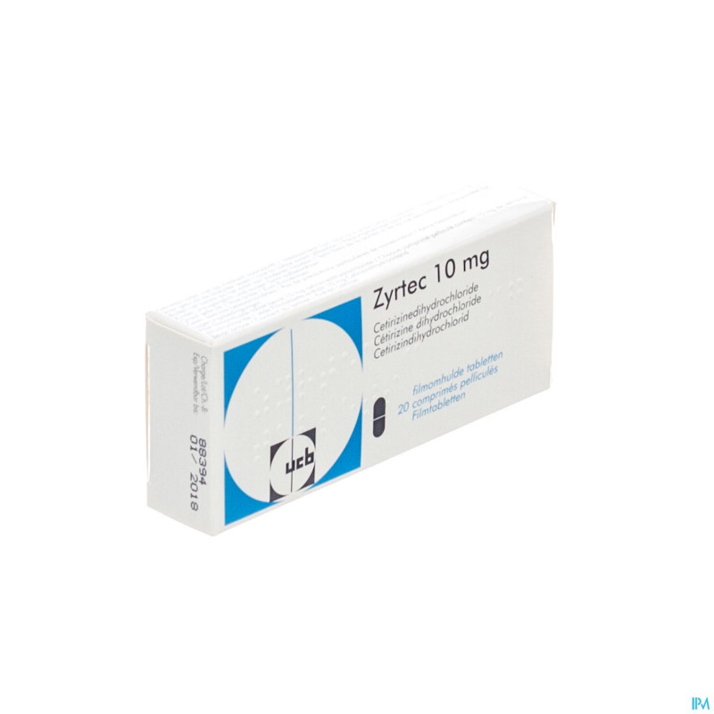 Zyrtec impexeco comp pell 20 x  10mg pip
