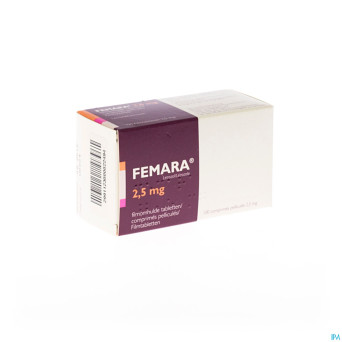 Femara 2,5 mg pi pharma comp pell 100 pip