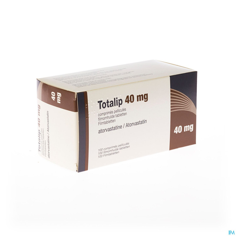 Totalip 40 mg pi pharma comp pell 100 pip
