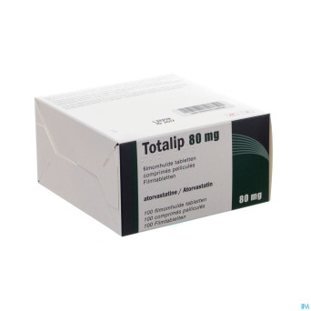 Totalip 80 mg pi pharma comp pell 100 pip