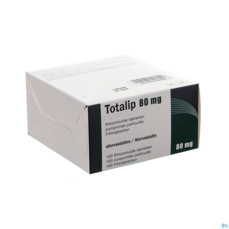 Totalip 80 mg pi pharma comp pell 100 pip