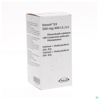 Steovit d3  500mg/400ui comp 180